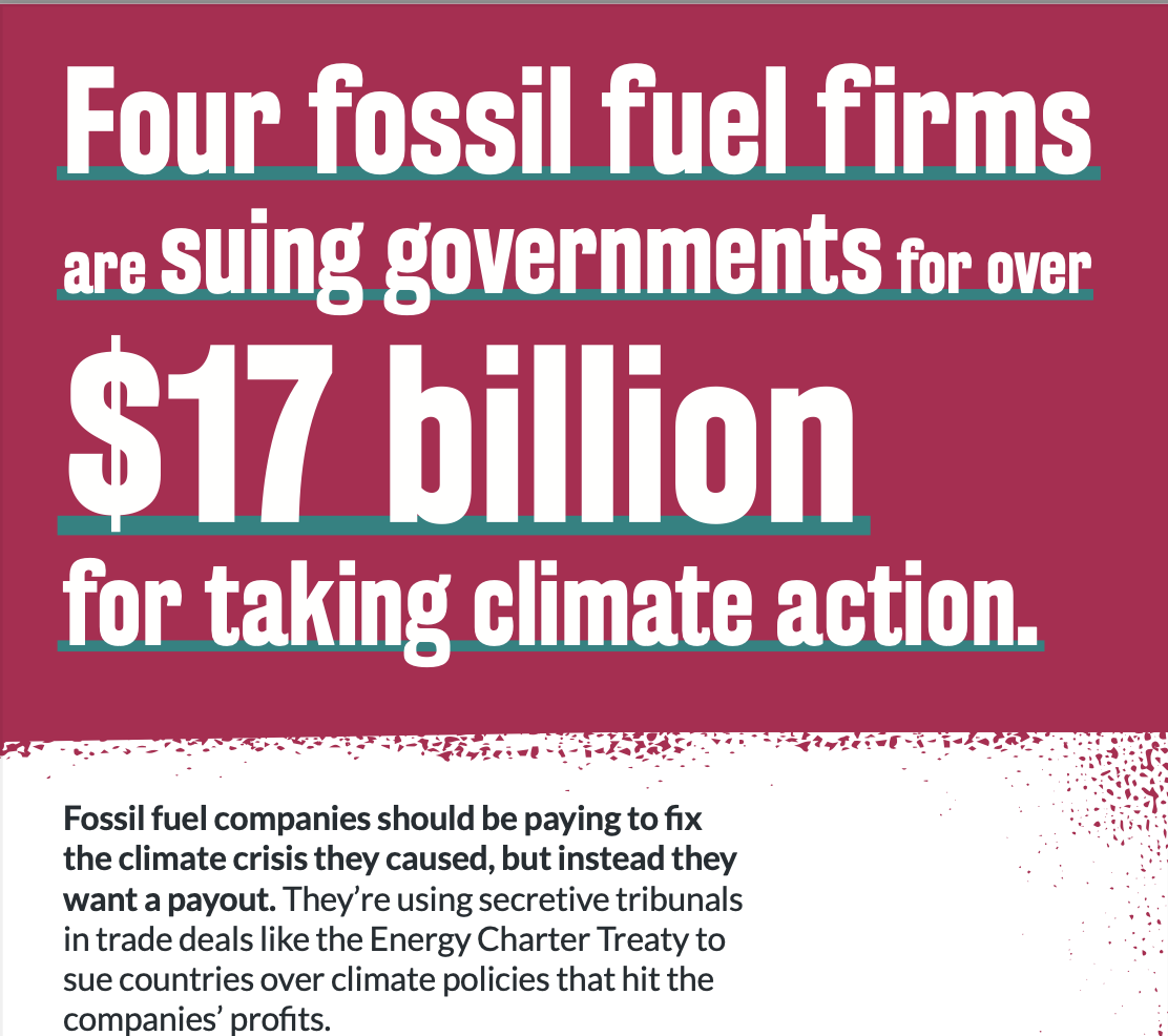 Four fossil fuel firms... leaflet - Global Justice Now Global Justice Now