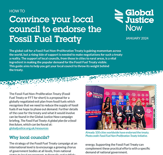 Climate - Global Justice Now Global Justice Now